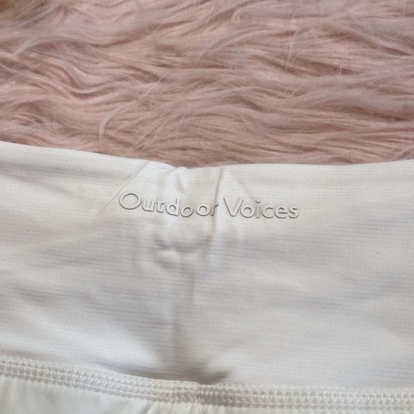 NWT Outdoor Voices Hudson 4" Skort White Skort Skirt - Picture 14 of 14